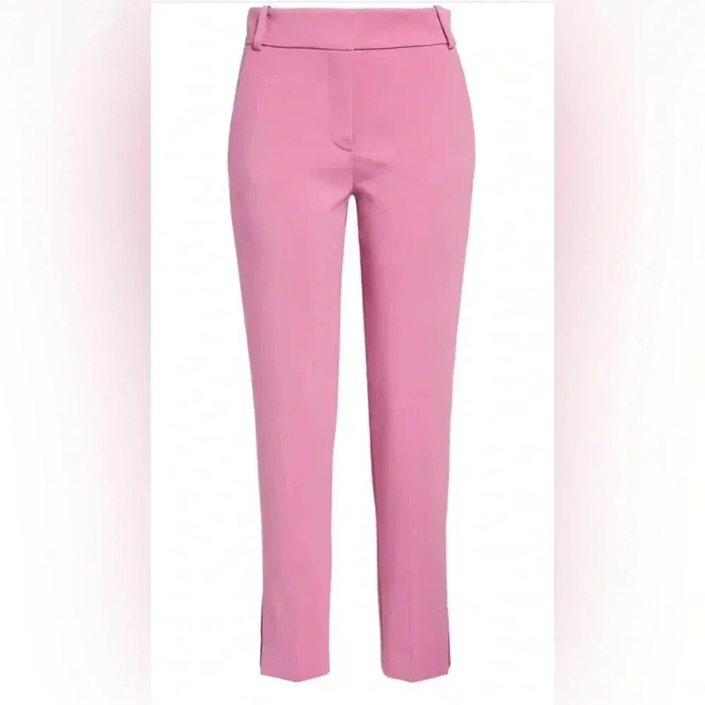 JUDITH & CHARLES Nantes Crop Trousers Pants In‎ Aurora Pink, Size 4, NWT